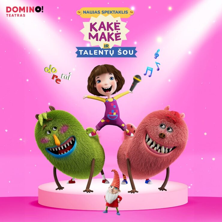 Spektaklis vaikams „Kakė Makė ir talentų šou“