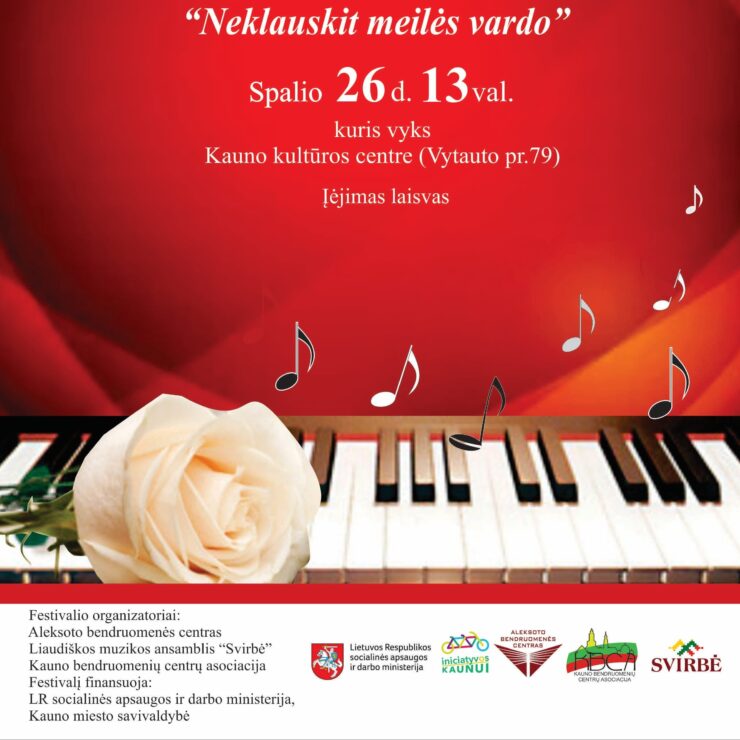 Romantinės dainos festivalis „Neklauskit meilės vardo“