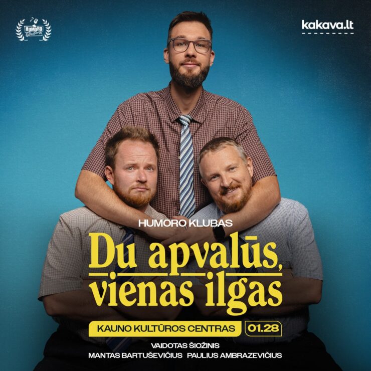 HUMORO KLUBAS. „Du apvalūs, vienas ilgas“