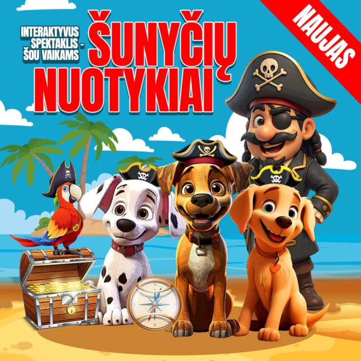 Spektaklis vaikams „Šunyčių nuotykiai“