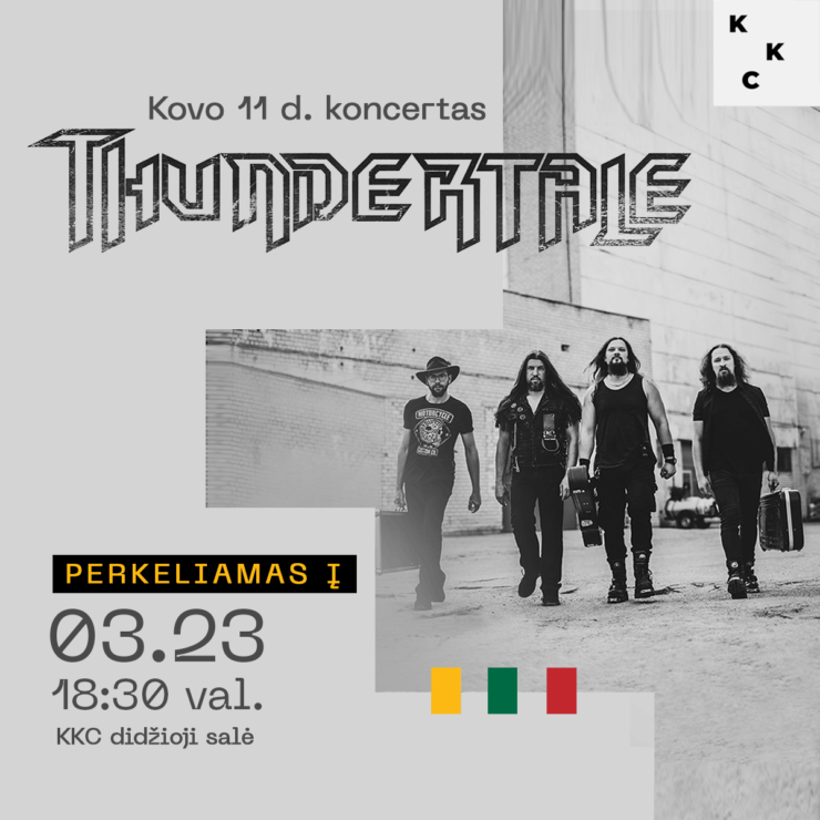 Kovo 11 d. minėjimas. „Thundertale“ koncertas
