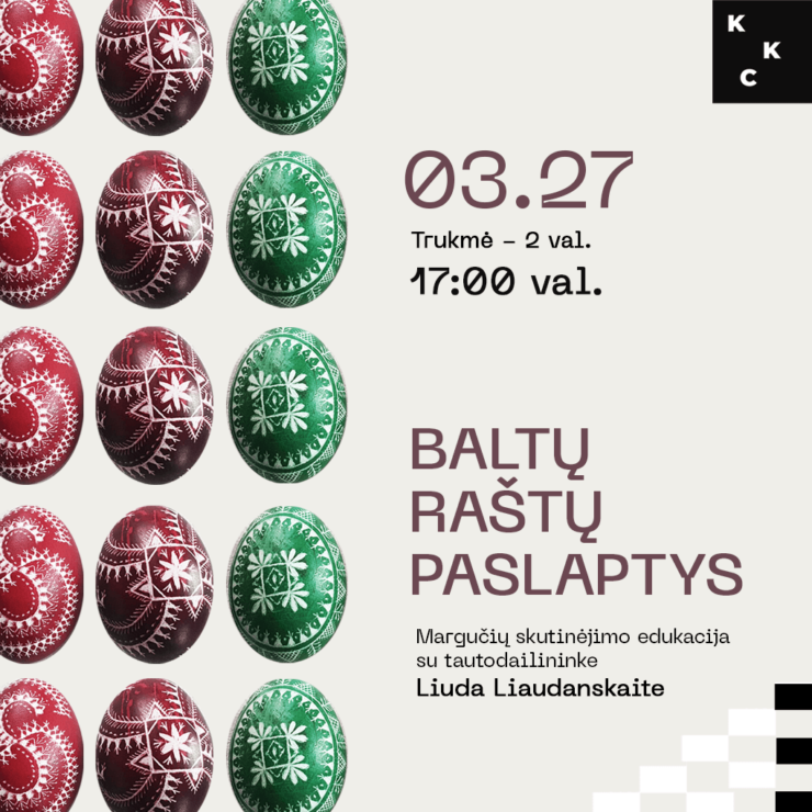 Baltiškų raštų paslaptys │ Margučių skutinėjimo edukacija
