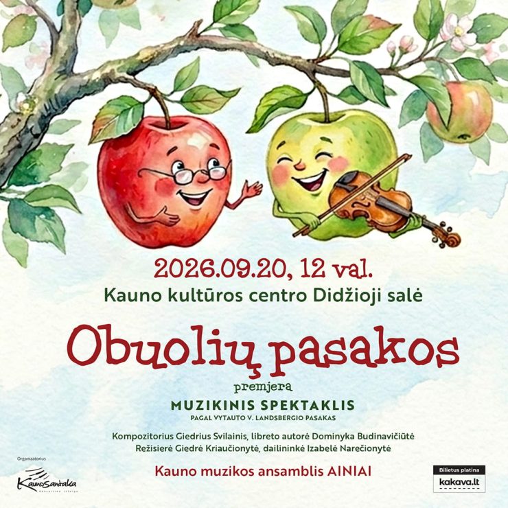 Muzikinis spektaklis „Obuolių pasakos“