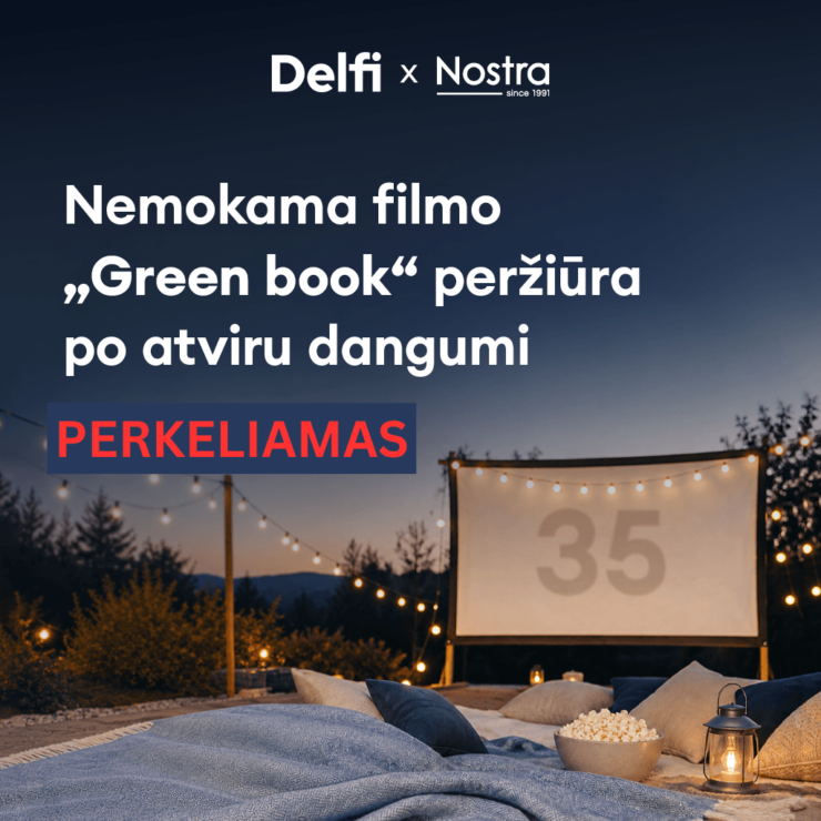 PERKELIAMAS. Nemokama filmo „Green book“ peržiūra po atviru dangumi