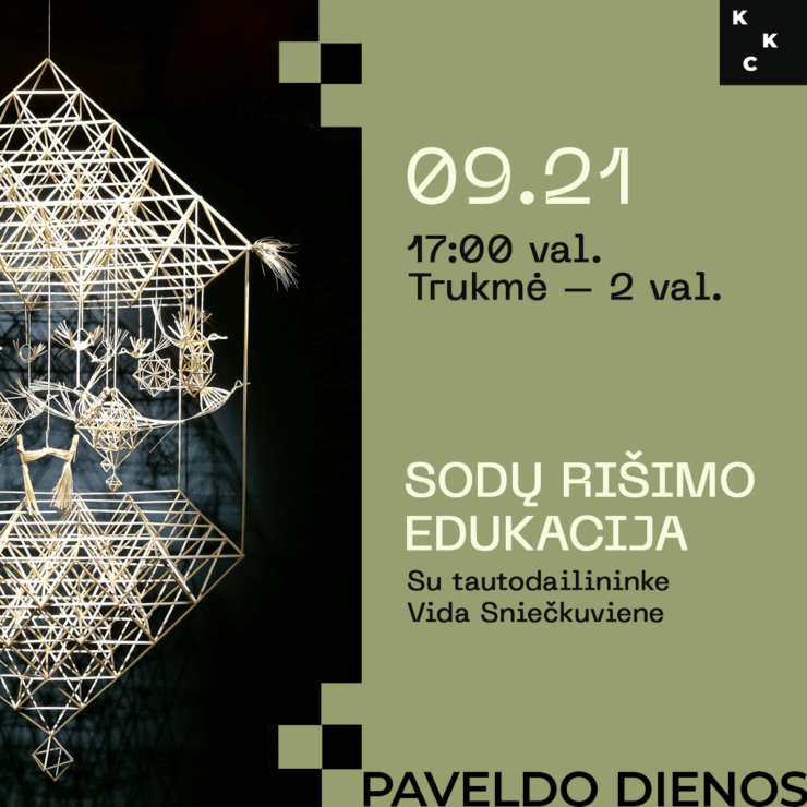 Sodų rišimo edukacija │ Paveldo dienos