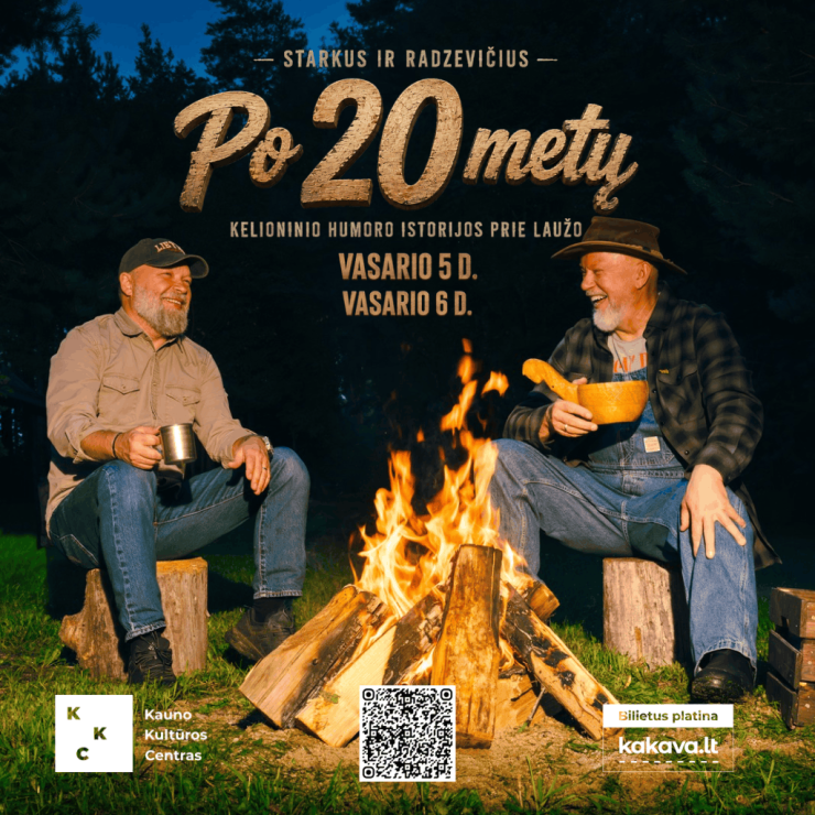 Starkus ir Radzevičius. Po 20 metų: kelioninio humoro istorijos prie laužo