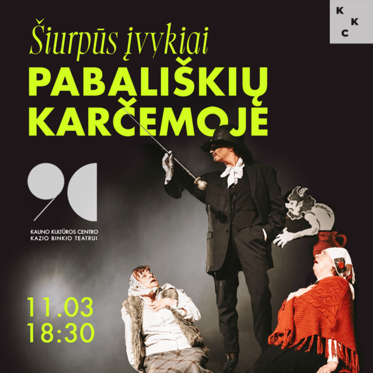 Spektaklis „Šiurpūs įvykiai Pabališkių karčemoje“